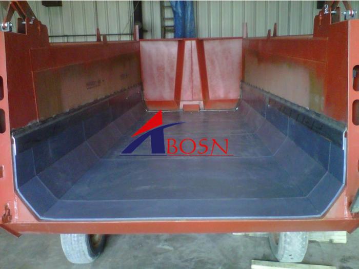 UHMWPE Truck Dump Bed Wear Resistance Engineer Plastic Liner