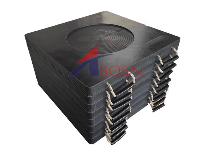 UHMWPE polyethylene crane outrigger pads plastic sheets outrigger pads 