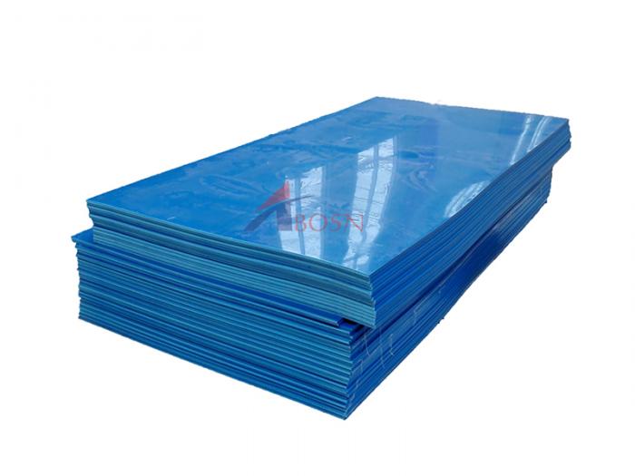 Blue Glossy Anti-UV Plastic HDPE Sheet 