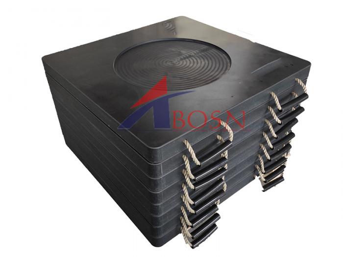 Impact Resistant Plastic UHMWPE Outrigger Pad 