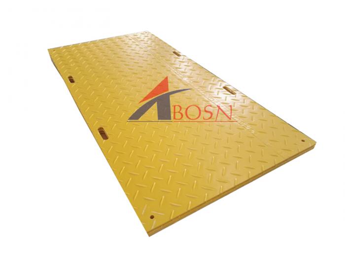 4x8 Ft heavy duty ground mats HDPE temporary road mats ground protection mats