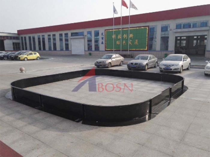 PP plastic floorball rink barriers 