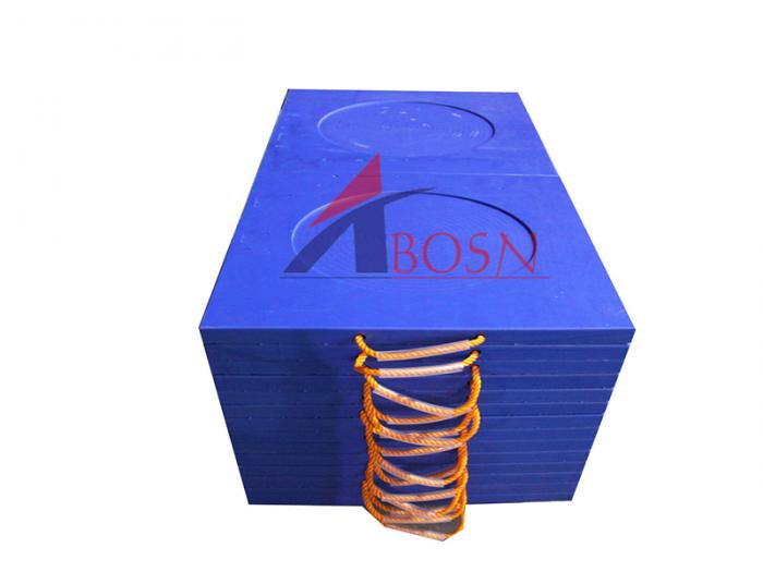 UHMWPE crane pad HDPE outrigger pads and crane mat