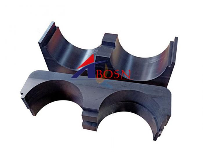 black color UHMWPE spacer, HDPE cable support Block