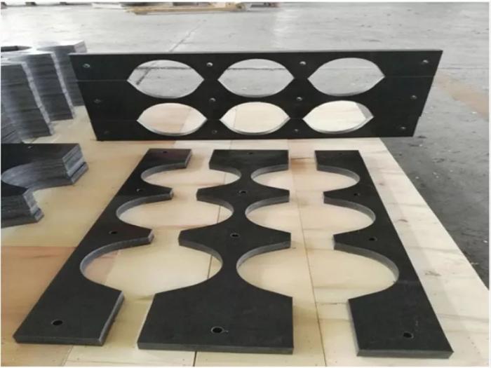 UHMWPE Pipe Support Block China UHMWPE Duct Spacer HDPE Pipe Saddle
