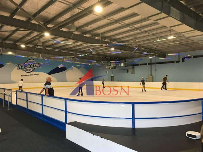 Hot selling HDPE synthetic ice rink fence plastic ice hockey dasher boards/barrier