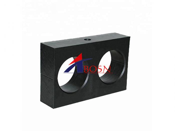 UHMWPE Pipe Support Block China UHMWPE Duct Spacer HDPE Pipe Saddle