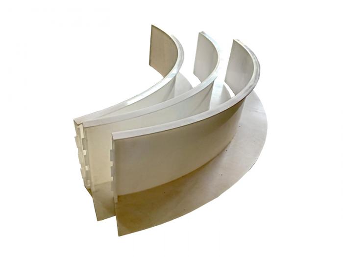 High Impact Easy Install Floorball Board Rink Plastic Board Floorball Rink Fence Boards