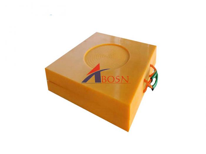 Heavy duty crane crane support mat jack stabilizer pad HDPE UHMWPE Crane outrigger pads