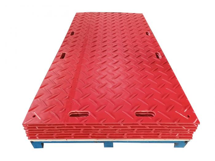 Polyethylene Ground Protection Place Floor Mats Plastic Anti-Slip HDPE Track Construction Mats