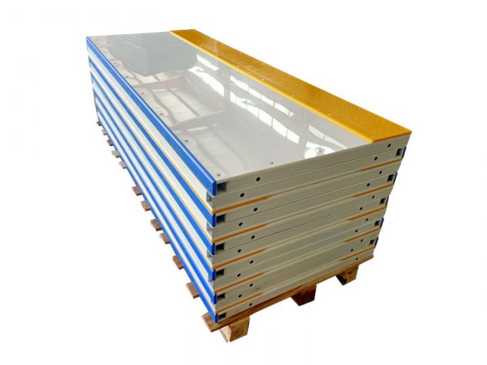 super glide effect pe sheet field hockey fence smooth and slide roller skating rink dasher boards